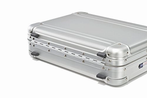 Zero Halliburton Geo Aluminum 3.0 Small Attach Briefcase, Silver, One Size