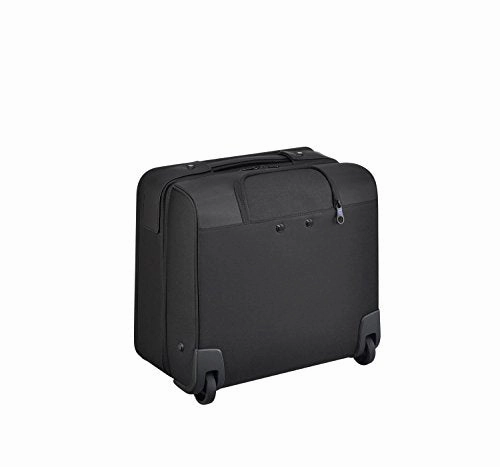 Zero Halliburton New York Greenwich 2-Wheeled Business Case, Rolling Nylon Briefcase in Blue
