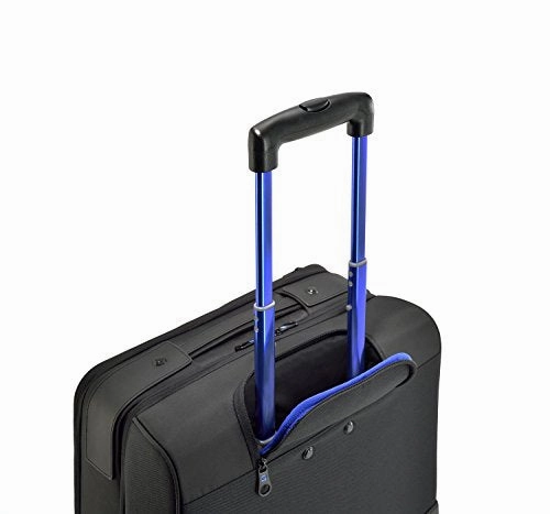 Zero Halliburton New York Greenwich 2-Wheeled Business Case, Rolling Nylon Briefcase in Blue