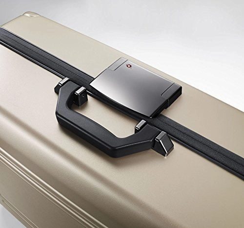 Zero Halliburton Zro 20" International Carry-On 4-Wheel Spinner Luggage In Gold