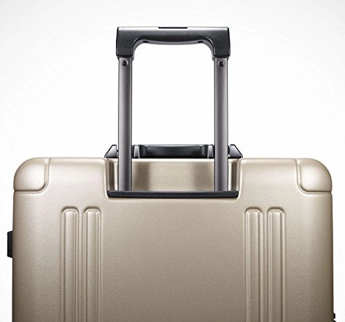 Zero Halliburton Zro 20" International Carry-On 4-Wheel Spinner Luggage In Gold
