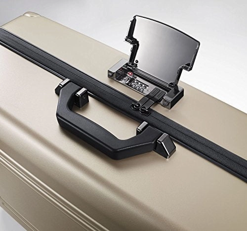 Zero Halliburton Zro 20" International Carry-On 4-Wheel Spinner Luggage In Gold