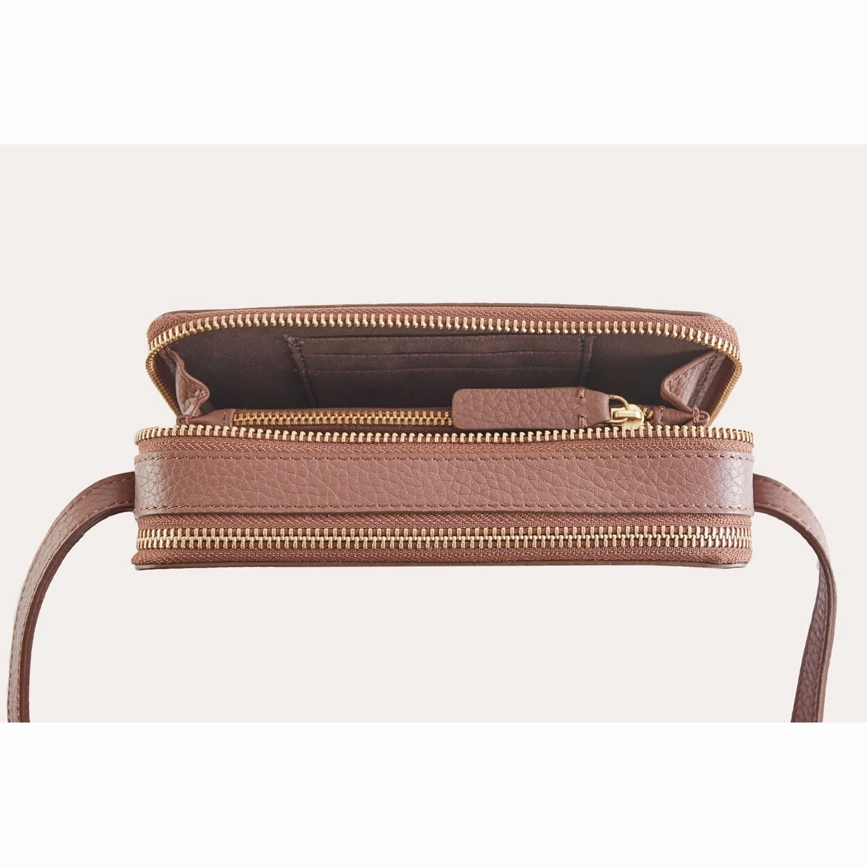 Zip Around Crossbody Pebble