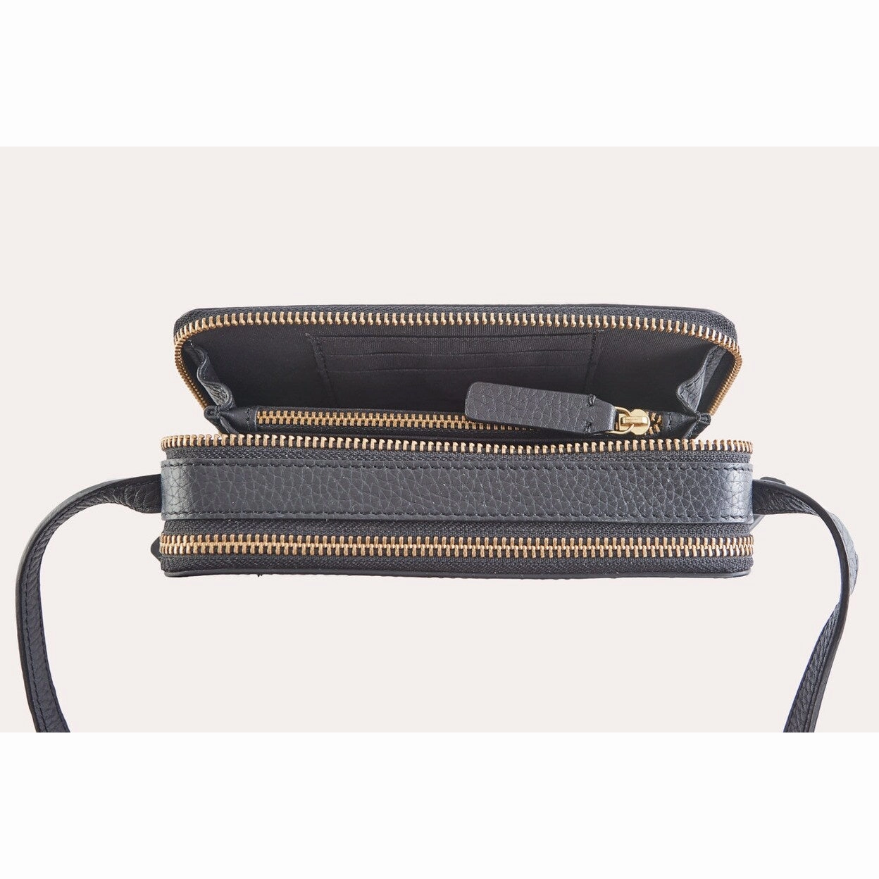 Zip Around Crossbody Pebble
