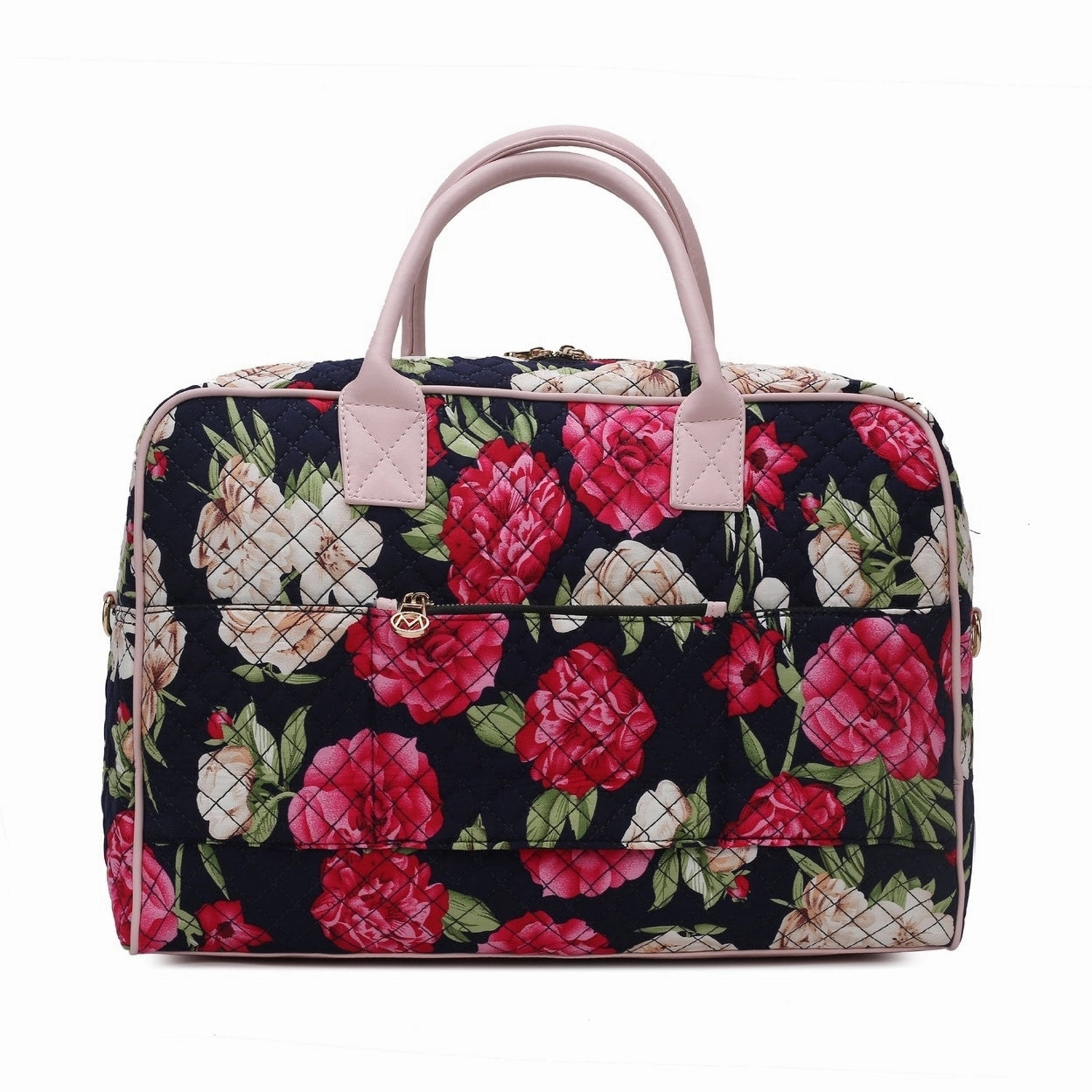 Zoe Quilted Cotton Weekender And Crossbody Bag